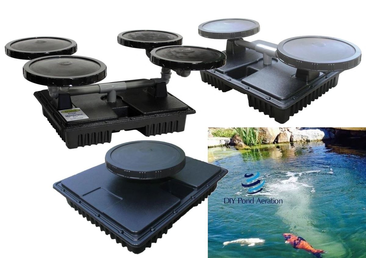 10.5" EPDM Diffuser Assembly. Available in Single, Double, or Quad Set up. Fill Hollow base with